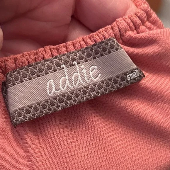 Addie Coral Pink Crisscross Backless Dress - Size Small - Picture 4 of 7